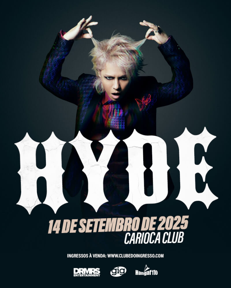 ③ HYDEIST 81°様 3/1購入 POP Hyde, astro do rock japonês, traz turnê mundial a São Paulo neste